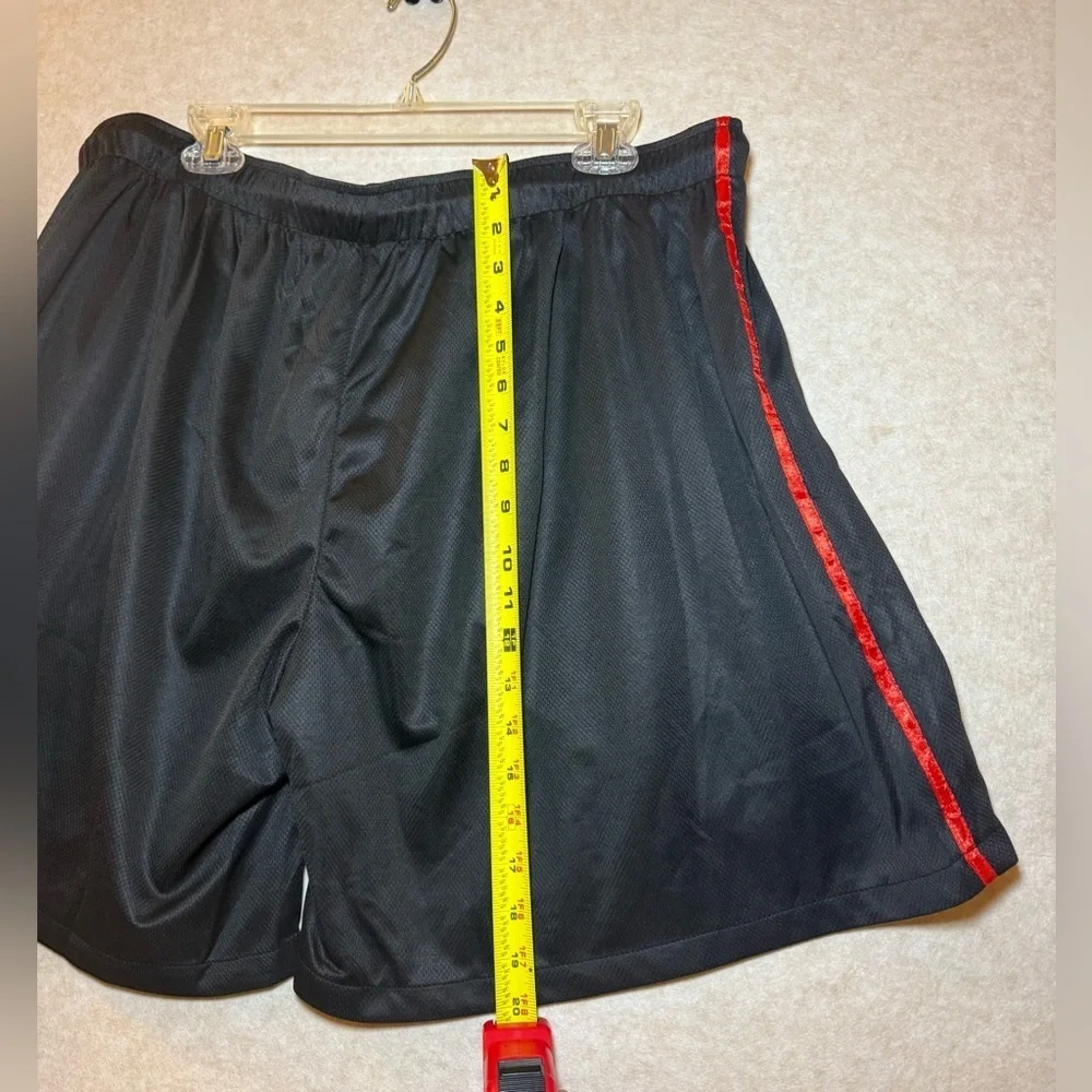 Men's Boxer Boxing Black Red Athletic Mesh Shorts Brawler Co. Size 2XL NWOT